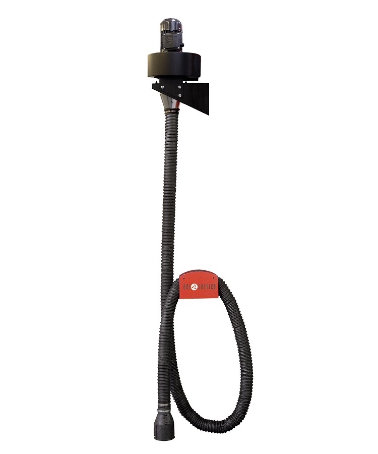 AerService - APN wall mounted exhaust fume extraction - single